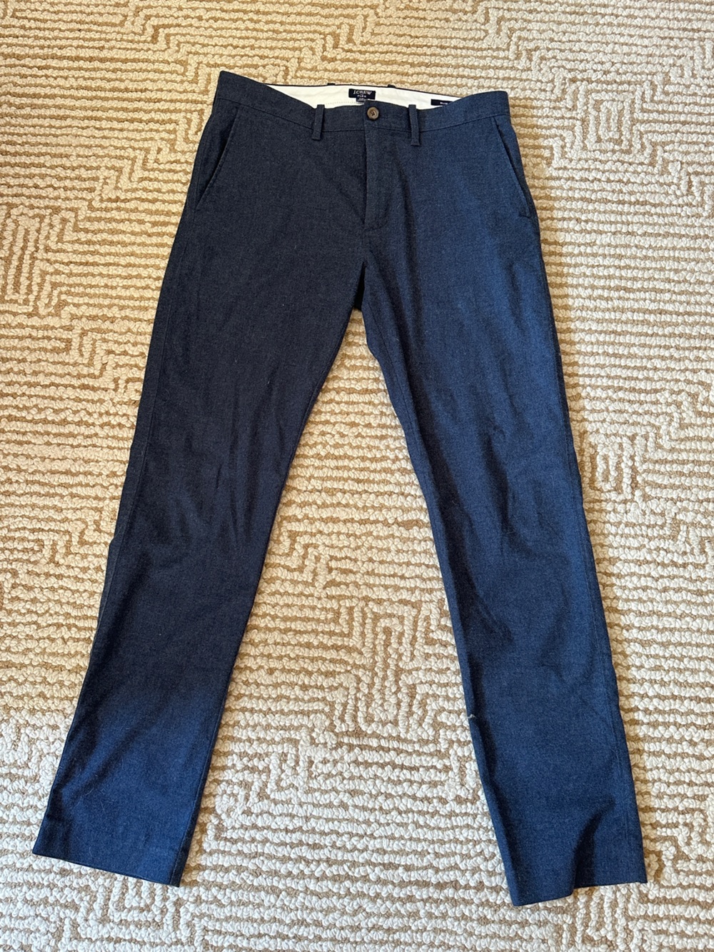 J. Crew Men's Dress Pants in Navy Blue